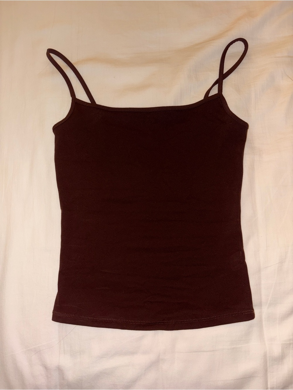 Garage Dark Brown Spaghetti Strap Camisole